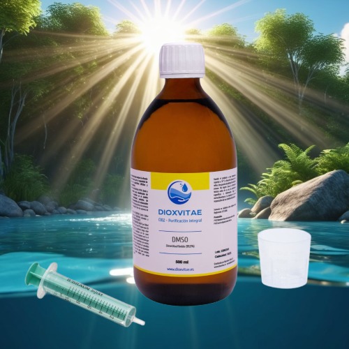 DMSO Dimetilsulfóxido 500 ml (vidrio)