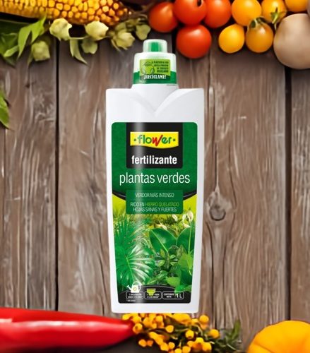 Fertilizante plantas verdes