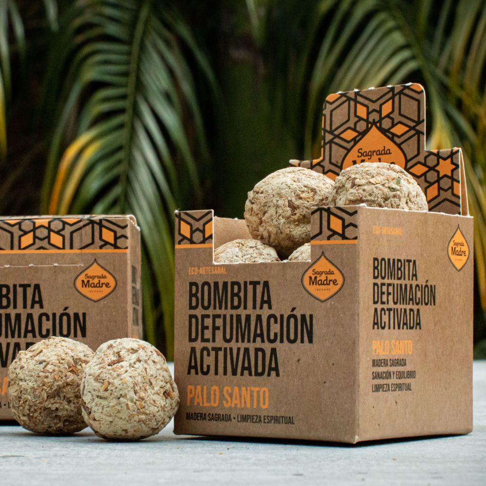 Bombita de defumación Activada Palo Santo x8