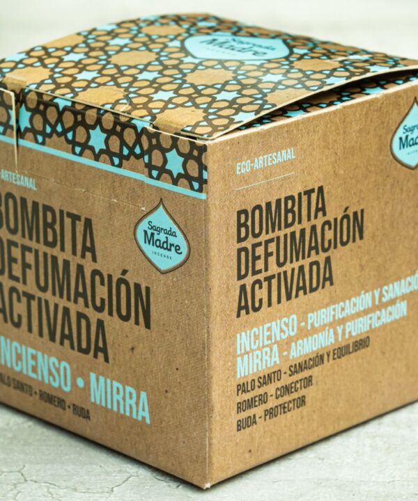 Bombita de defumación Activada Incienso y Mirra x8
