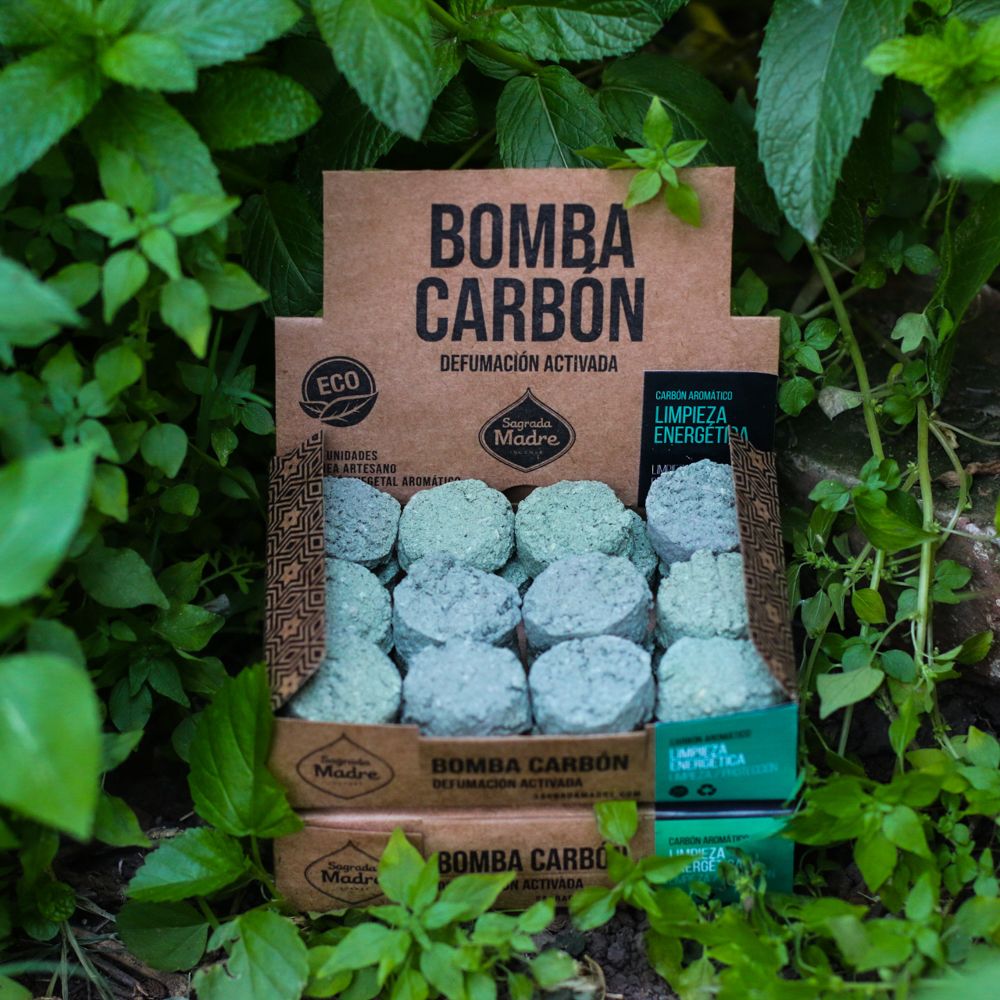 Bomba Carbón de defumación Activada de Limpieza Energética x24