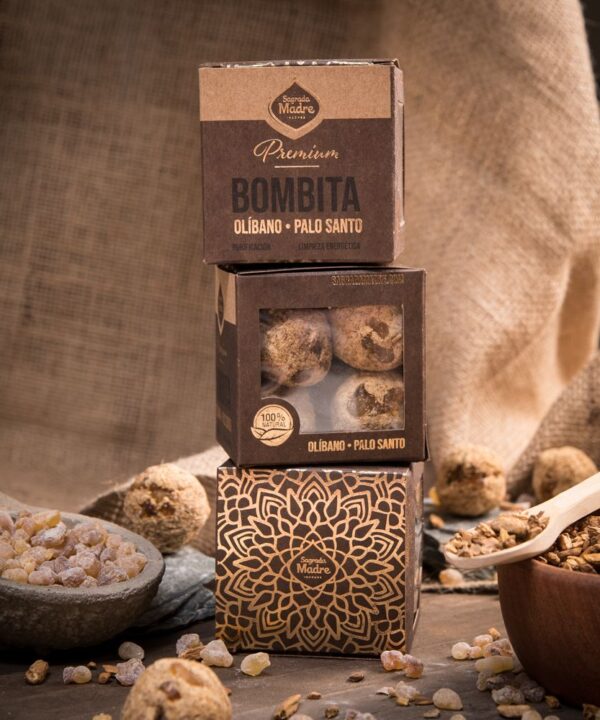 Bombitas Premium Olíbano y Palo Santo x8