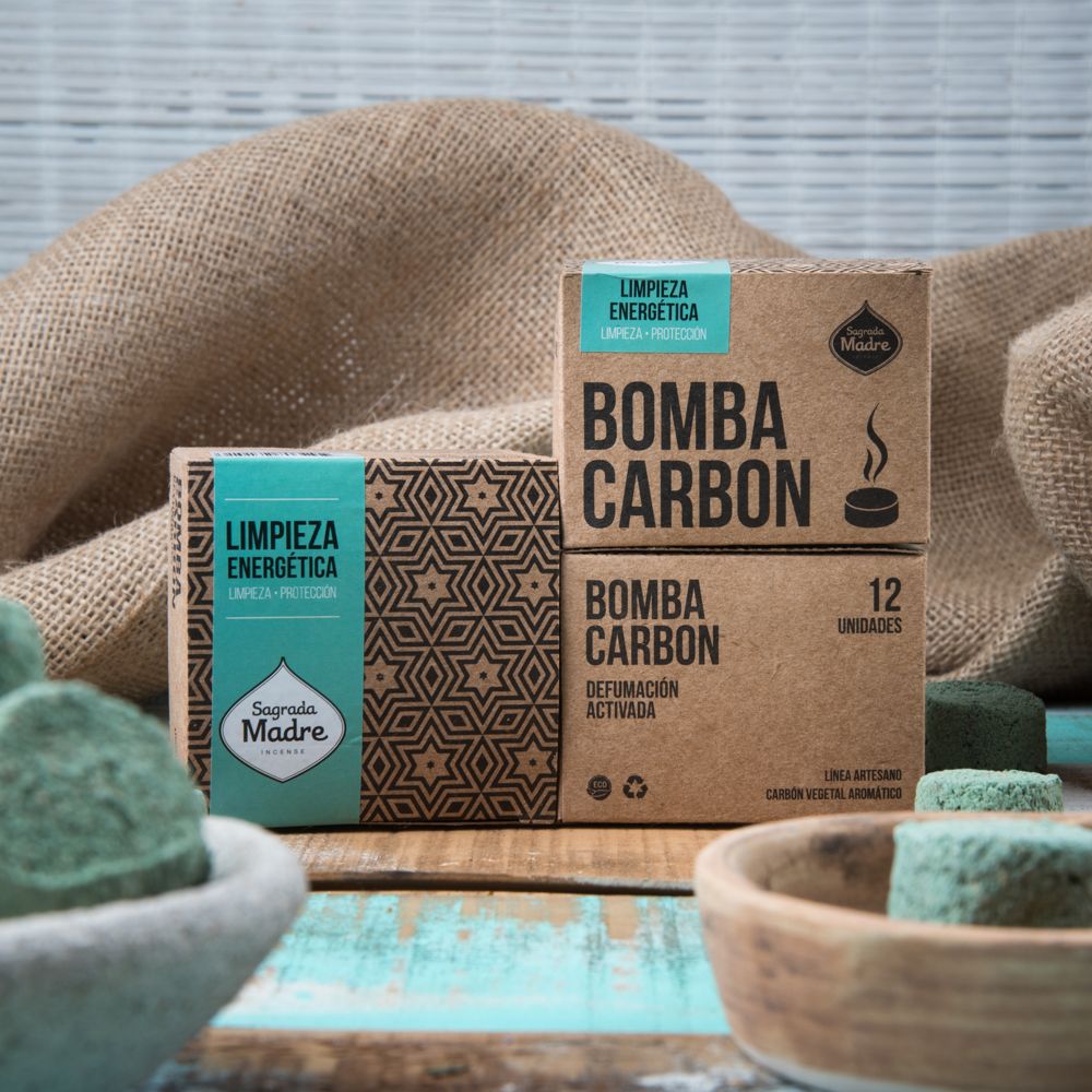 Bomba Carbón de Defumación Activada de Limpieza Energética x12