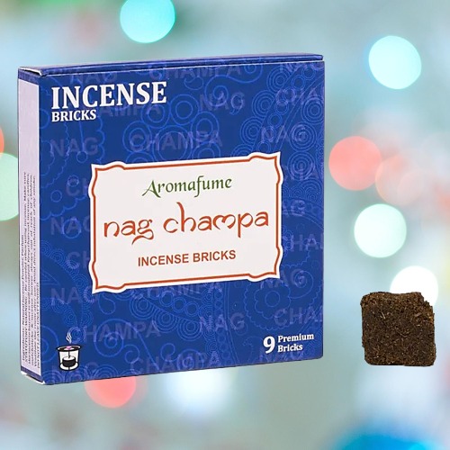 Ladrillos de Incienso Nag Champa, Aromafume