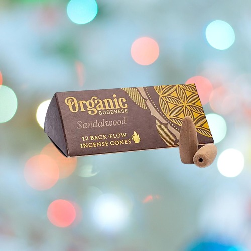 Conos de Incienso de Reflujo Madera de Sándalo, Organic