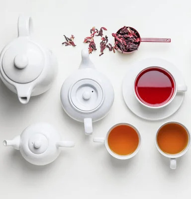 Tazas, teteras e Infusión