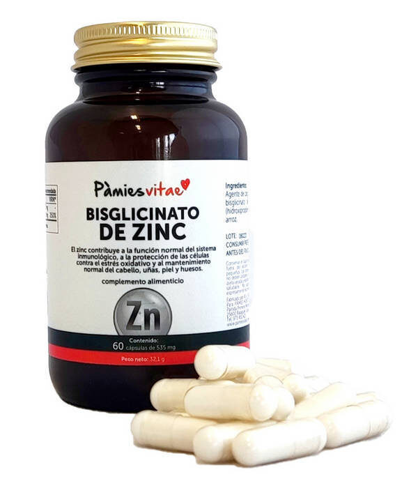 Zinc Bisglicinato (60 cápsulas)