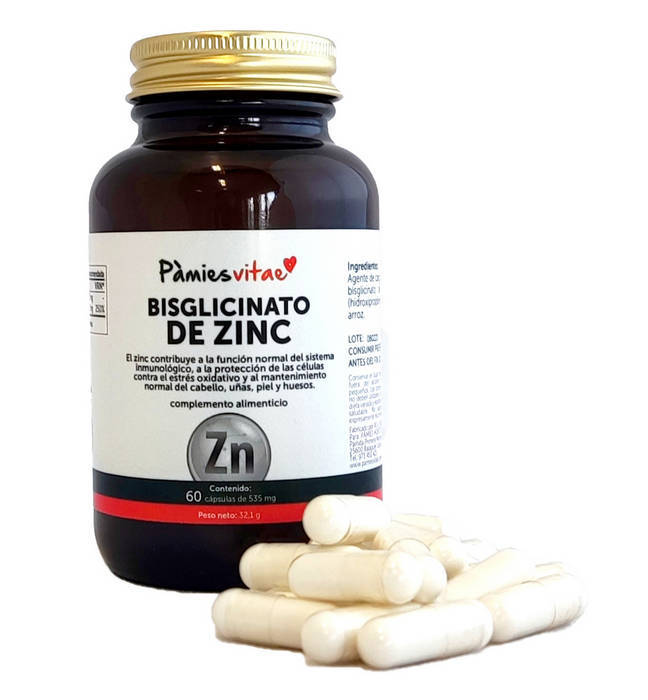 Zinc Bisglicinato (60 cápsulas)
