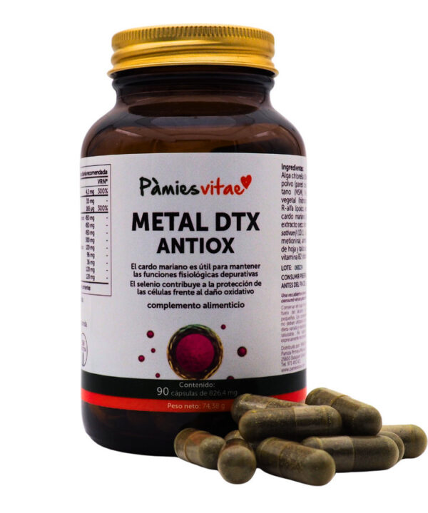 Metal DTX Antiox PV (90 cápsulas)