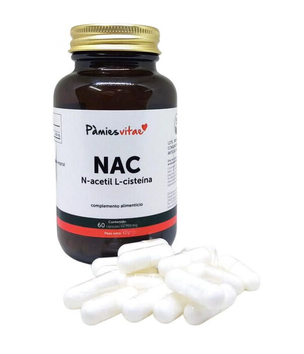NAC N-acetil L-cisteína PV (60 cápsulas)