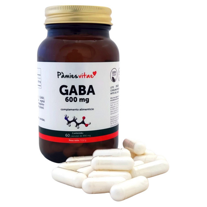 GABA 600mg PV (60 cápsulas)