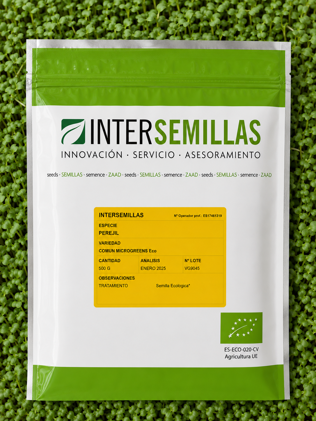 Germinado de Perejil ECO, 500 g ( INTERSEMILLAS)