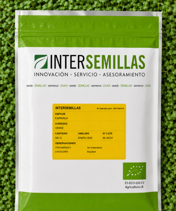 Germinado de Espinaca Verde, 500 g (INTERSEMILLAS)