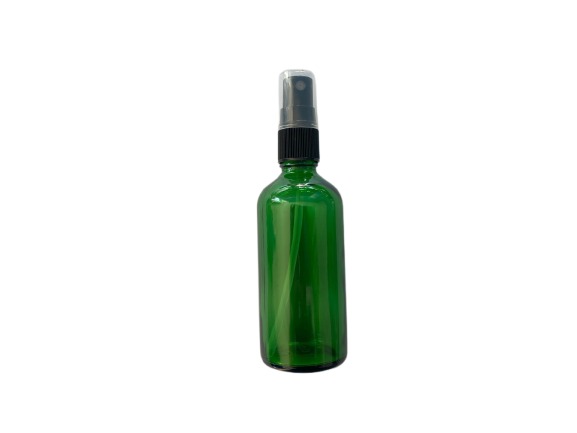 Bote con Espray Ámbar, 100 ml