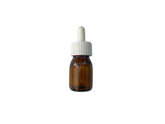 Bote con Gotero Ancho Ámbar, 30 ml