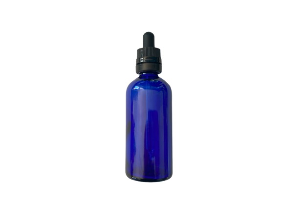Bote con Gotero Azul, 100 ml