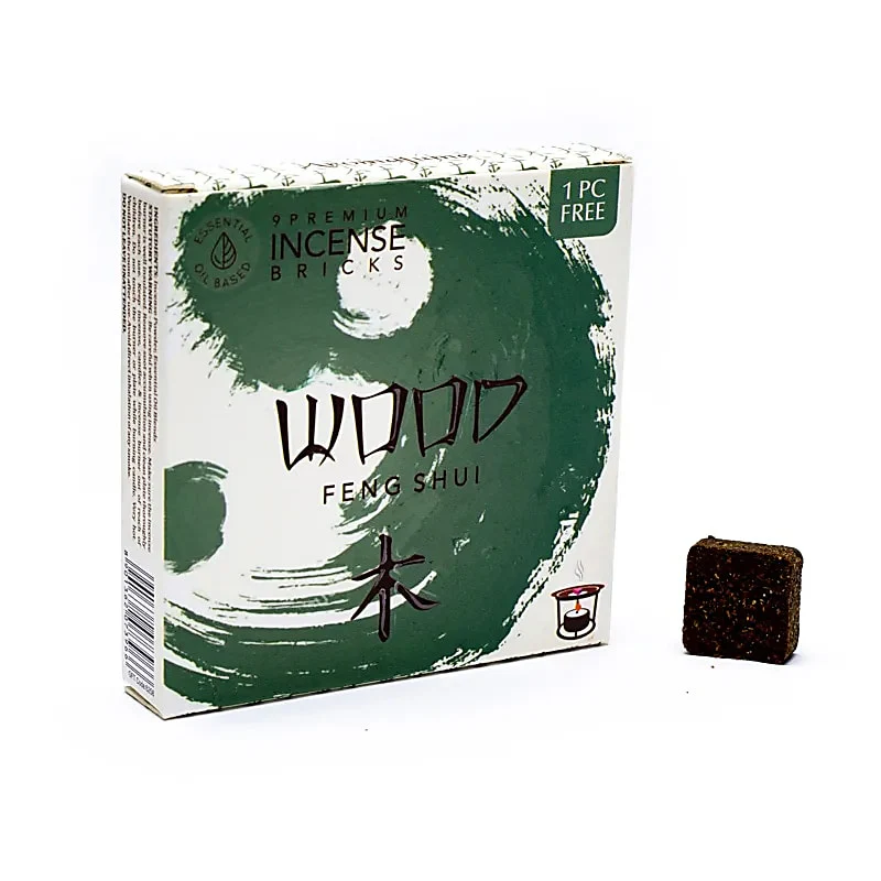 Aromafume Feng Shui ladrillos de incienso Madera 40gr