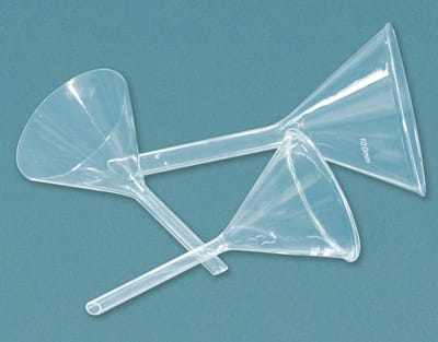Embudo de vidrio, 90 mm Marca Endo Glassware.
