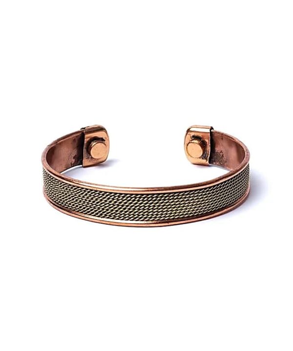 Pulsera magnética de cobre motivo cuerda