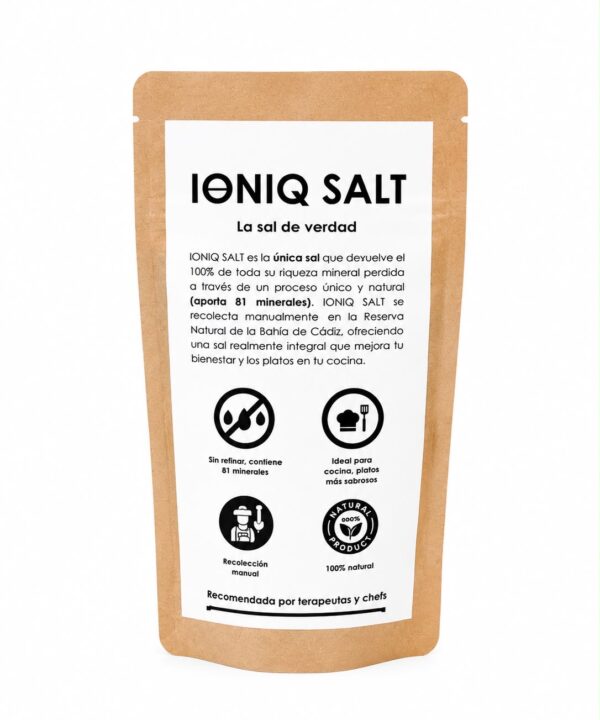 Sal Marina Virgen (IONIQ SALT) Sal De Verdad 500G