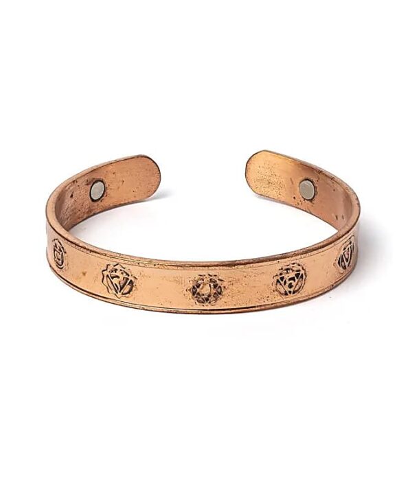 Pulsera magnética de cobre símbolos chakra