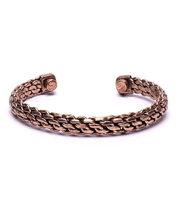 Pulsera magnética de cobre trenzada