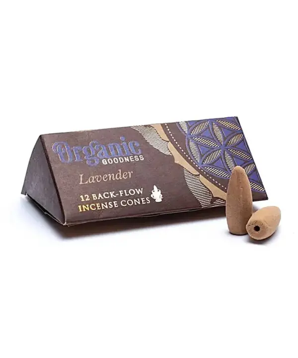 Conos de incienso de reflujo organic lavanda