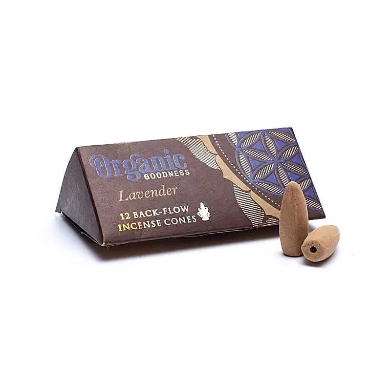 Conos de incienso de reflujo organic lavanda