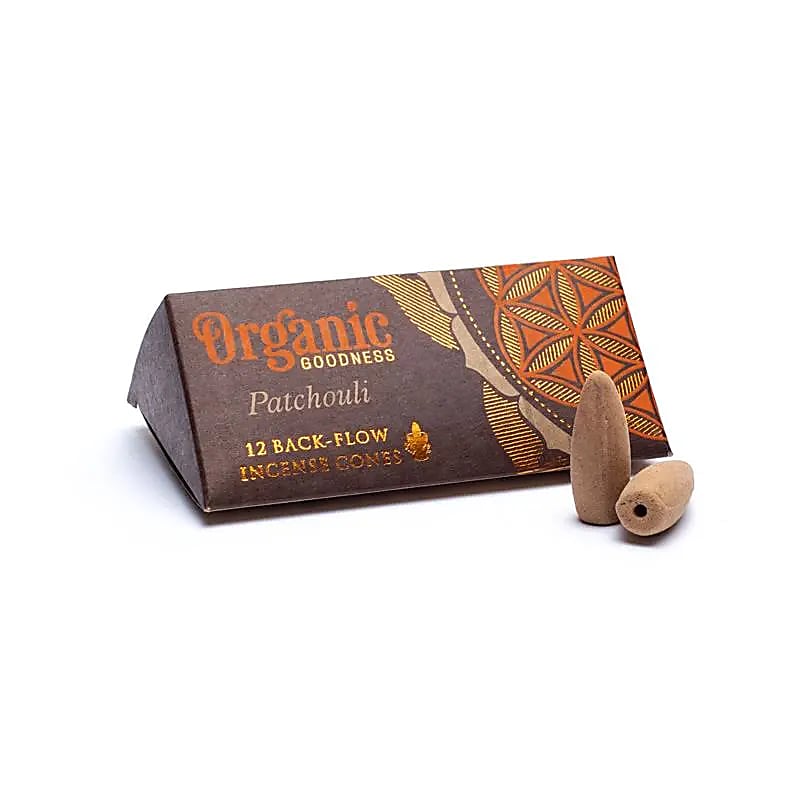 CONOS INCIENSO REFLUJO ORGANIC PACHULI- 24GR