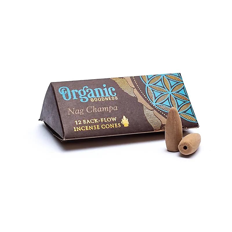 CONOS INCIENSO REFLUJO ORGANIC NAG CHAMPA- 24GR