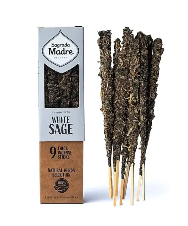 incienso de hierbas Salvia blanca Sagrada Madre