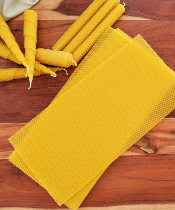 Plancha de cera de panal para fabricar velas-41,5cm x 20cm